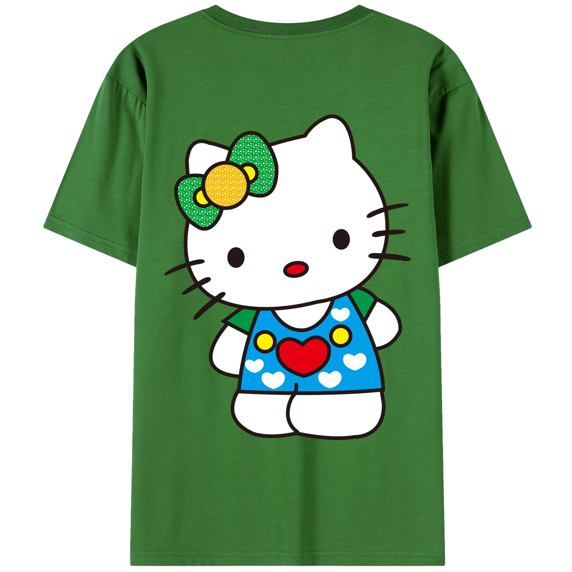 （画像用） Hello Kitty ハローキティ レディース半袖Tシャツ(バックプリント)